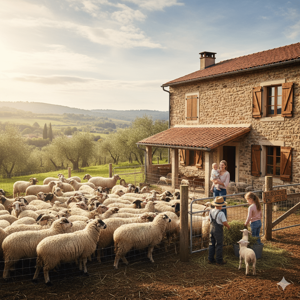 élevage moutons domicile