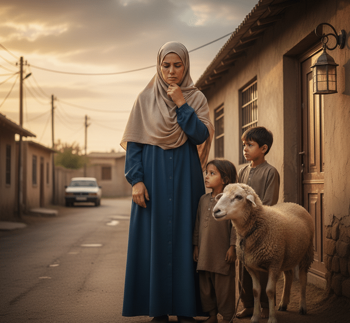 femme seule sacrifice l'aid