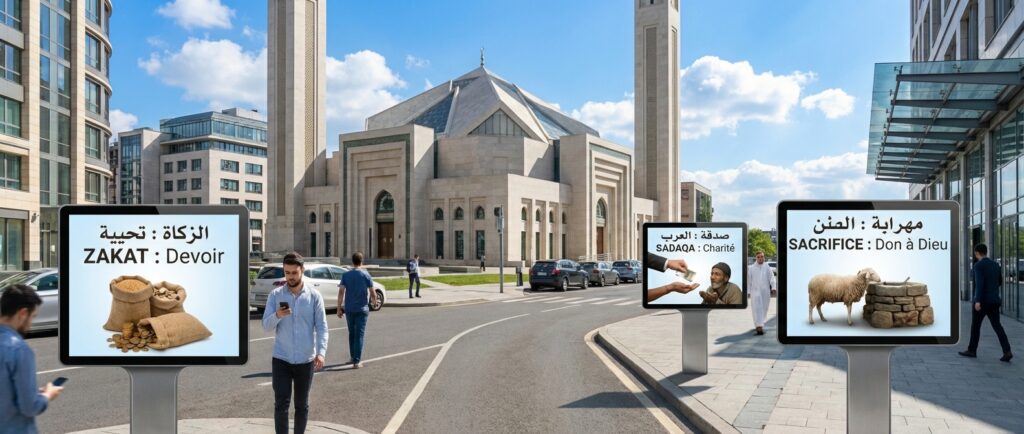 difference zakat sadaqa sacrifice