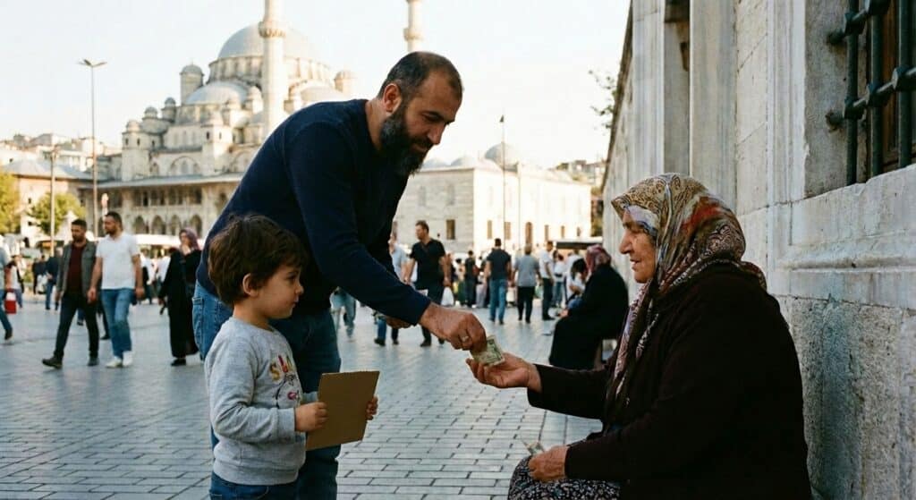 sadaqa au nom d'un enfant