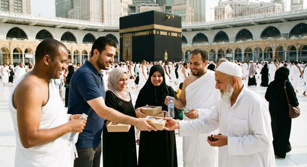 sadaqa mecque